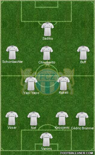 FC Zürich Formation 2016