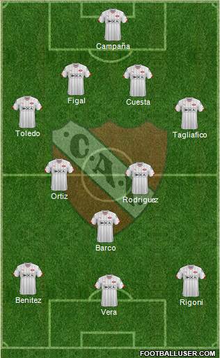 Independiente Formation 2016