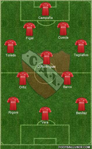 Independiente Formation 2016