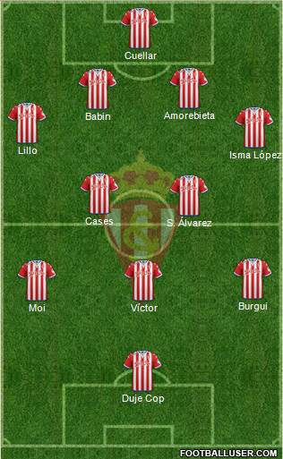 Real Sporting S.A.D. Formation 2016
