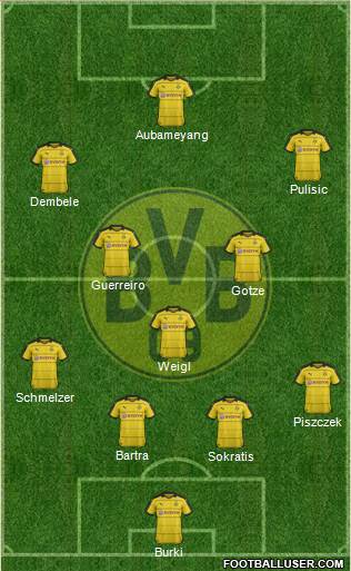 Borussia Dortmund Formation 2016