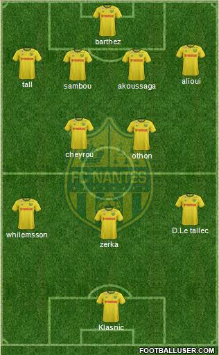 FC Nantes Formation 2016