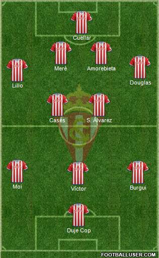 Real Sporting S.A.D. Formation 2016