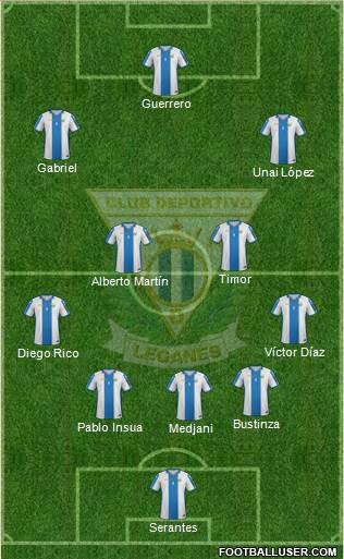 C.D. Leganés S.A.D. Formation 2016