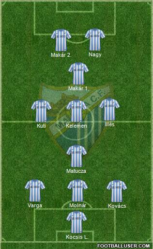 Málaga C.F. B Formation 2016