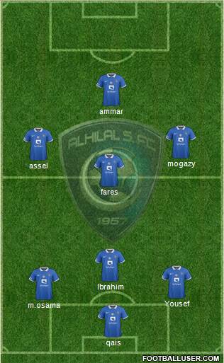 Al-Hilal (KSA) Formation 2016