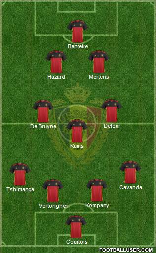 Belgium Formation 2016
