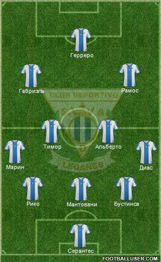 C.D. Leganés S.A.D. Formation 2016