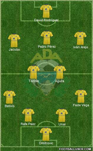 A.D. Alcorcón Formation 2016
