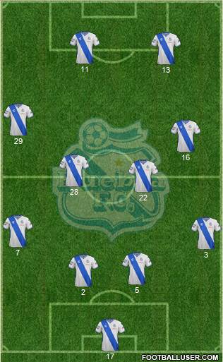 Club Puebla de la Franja Formation 2016
