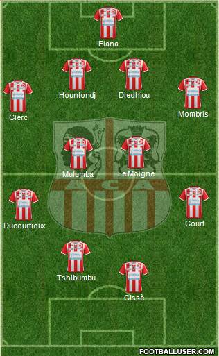 Athletic Club Ajaccien Football Formation 2016