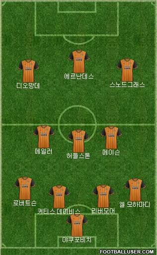 Hull City Formation 2016