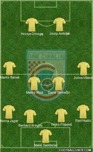 HNK Cibalia Formation 2016