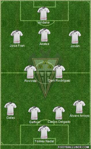 Albacete B., S.A.D. Formation 2016