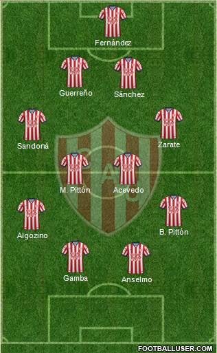 Unión de Santa Fe Formation 2016