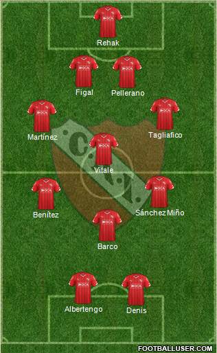 Independiente Formation 2016