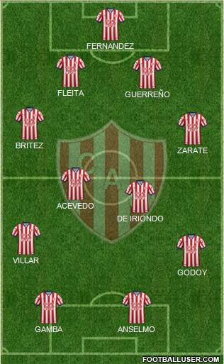 Unión de Santa Fe Formation 2016