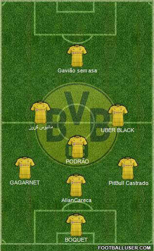 Borussia Dortmund Formation 2016
