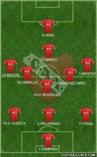 Independiente Formation 2016
