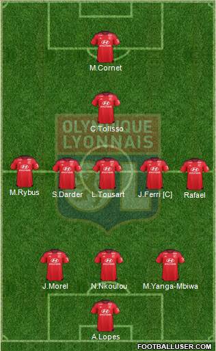Olympique Lyonnais Formation 2016