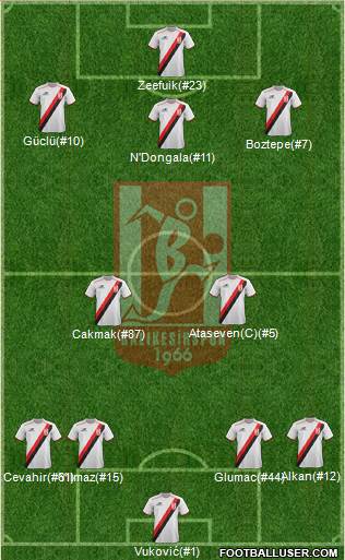 Balikesirspor Formation 2016