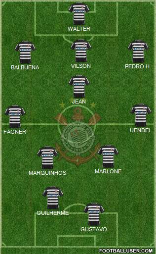 SC Corinthians Paulista Formation 2016
