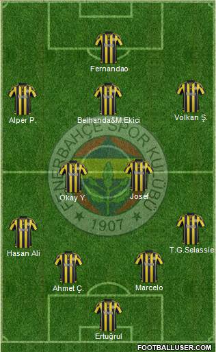 Fenerbahçe SK Formation 2016