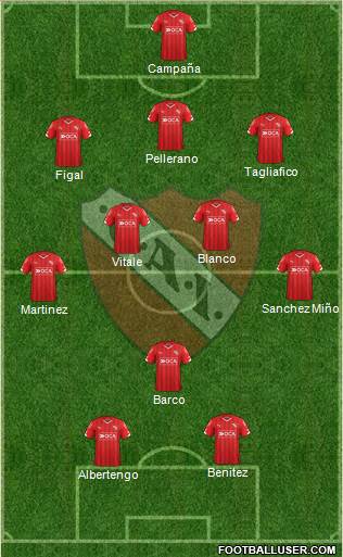 Independiente Formation 2016