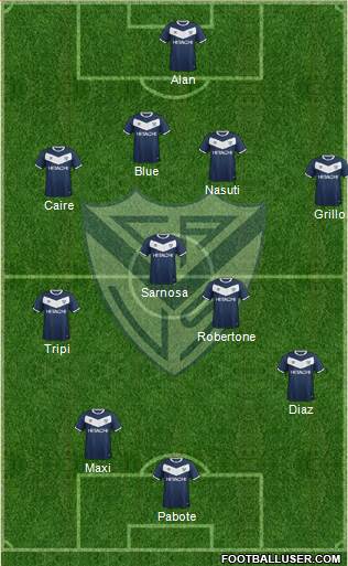 Vélez Sarsfield Formation 2016