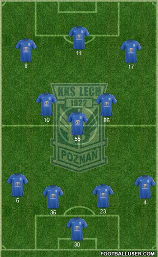 Lech Poznan Formation 2016