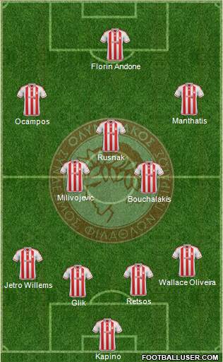Olympiakos SF Piraeus Formation 2016