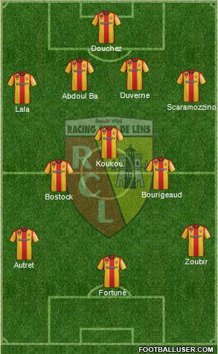 Racing Club de Lens Formation 2016
