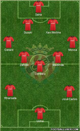 C. Gimnàstic Tarragona S.A.D. Formation 2016