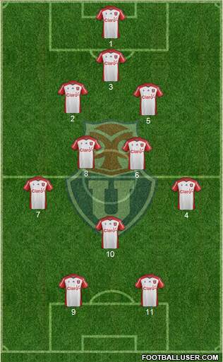 CF Universidad de Chile Formation 2016