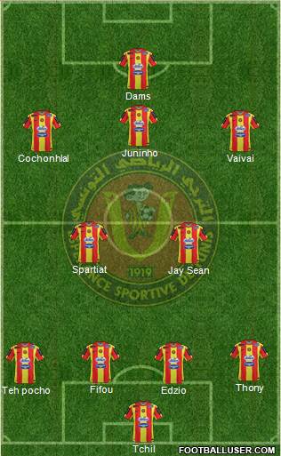 Espérance Sportive de Tunis Formation 2016