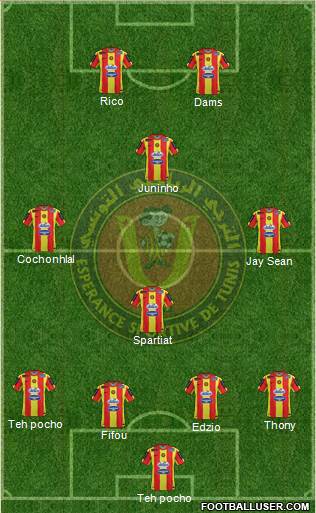 Espérance Sportive de Tunis football formation