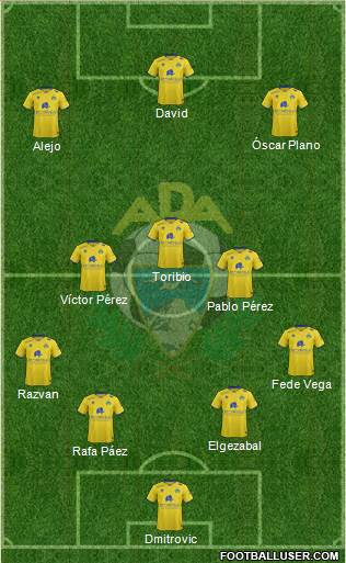 A.D. Alcorcón Formation 2016