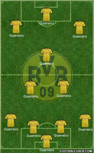 Borussia Dortmund Formation 2016