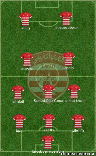Club Africain Tunis Formation 2016