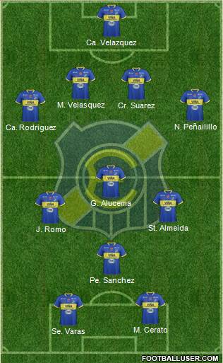 CD Everton de Viña del Mar S.A.D.P. Formation 2016