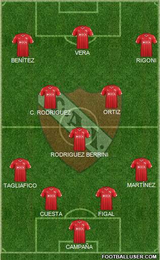 Independiente Formation 2016