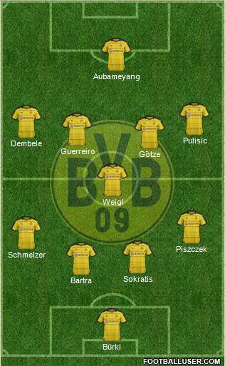 Borussia Dortmund Formation 2016