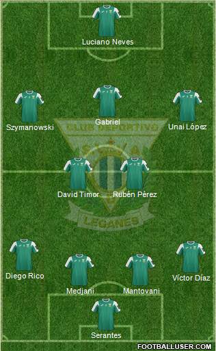 C.D. Leganés S.A.D. Formation 2016