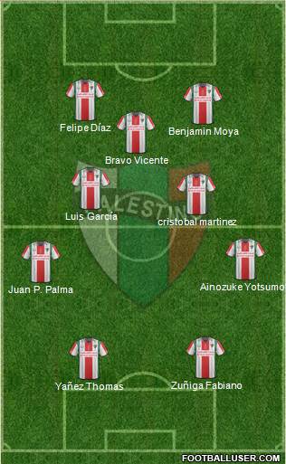 CD Palestino S.A.D.P. Formation 2016