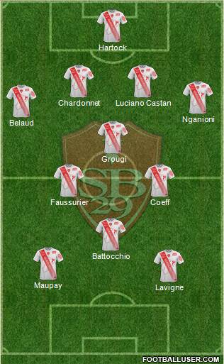 Stade Brestois 29 Formation 2016
