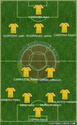 Colombia Formation 2016