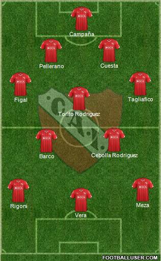 Independiente Formation 2016