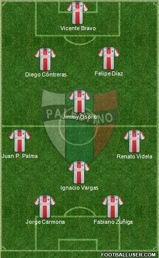 CD Palestino S.A.D.P. Formation 2016