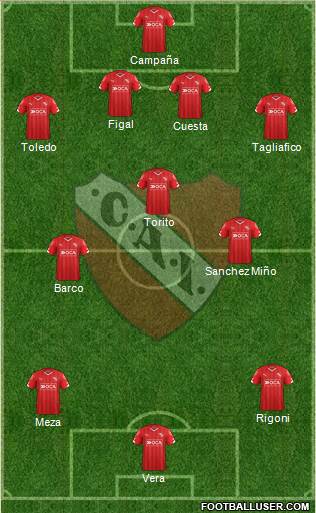 Independiente Formation 2016