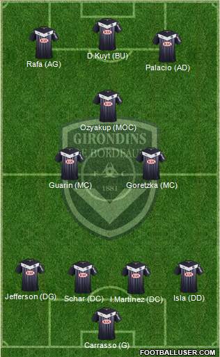 FC Girondins de Bordeaux Formation 2016